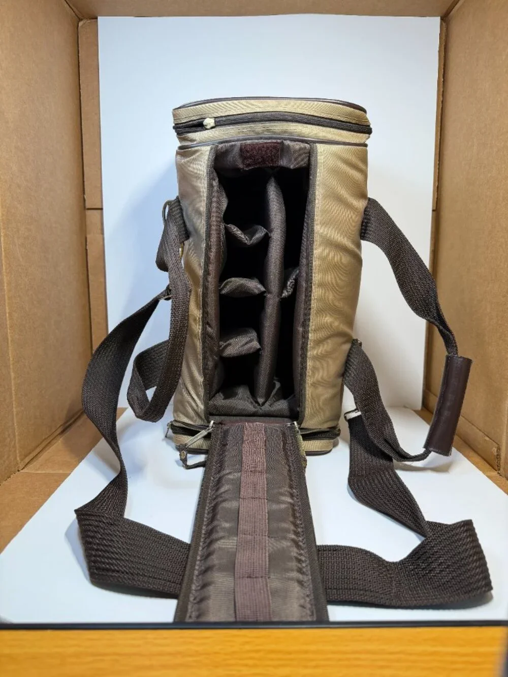Vintage TAN Coastar Padded Camera Case 16